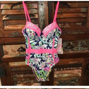 NWT Lilly Pulitzer Palma One Piece Swim Suit